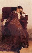 llya Yefimovich Repin Portrait of Vera Alekseevna Repina Spain oil painting artist
